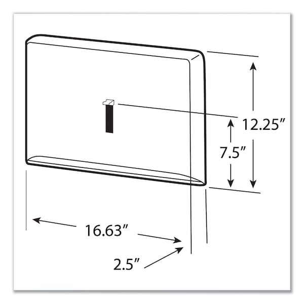 Scott Toilet Seat Cover Dispenser, Stainless Steel, 16.6 x 12.3 x 2.5 - KCC 09512