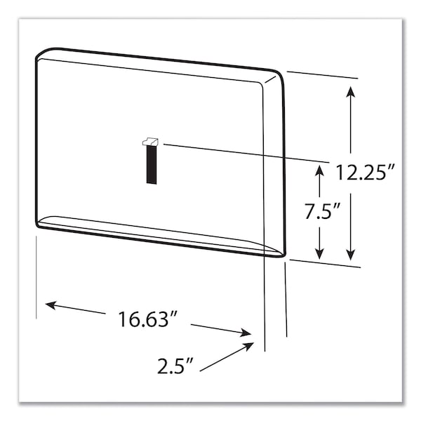 Scott Toilet Seat Cover Dispenser, Stainless Steel, 16.6 x 12.3 x 2.5 - KCC 09512