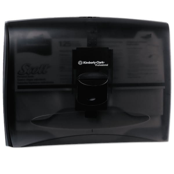 Scott Personal Seat Toilet Seat Cover Dispenser, 17.4x3.33x13, Smoke/Gray - 9506