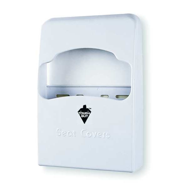Tough Guy Tough Guy Toilet Seat Cover Dispenser, 1/4 Fold, White - 2VEX7
