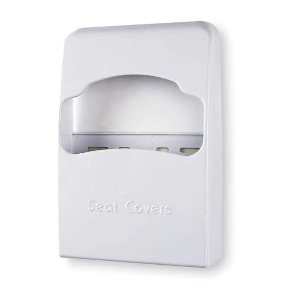 Tough Guy Tough Guy Toilet Seat Cover Dispenser, 1/4 Fold, White - 2VEX7