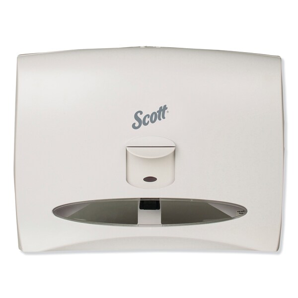 Scott Personal Seat Toilet Seat Cover Dispenser, 17.5 x 2.25 x 13.25, White - 9505