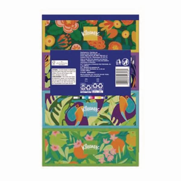 Kleenex Ultra Soft Facial Tissue, 3-Ply, White, 120/Box, 32PK - 54316