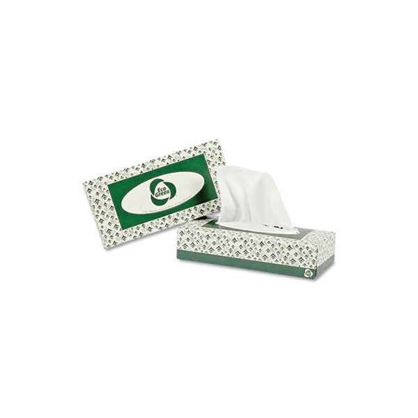American Paper Converting Recycled Two-Ply Facial Tissue, White, 20PK - EF150