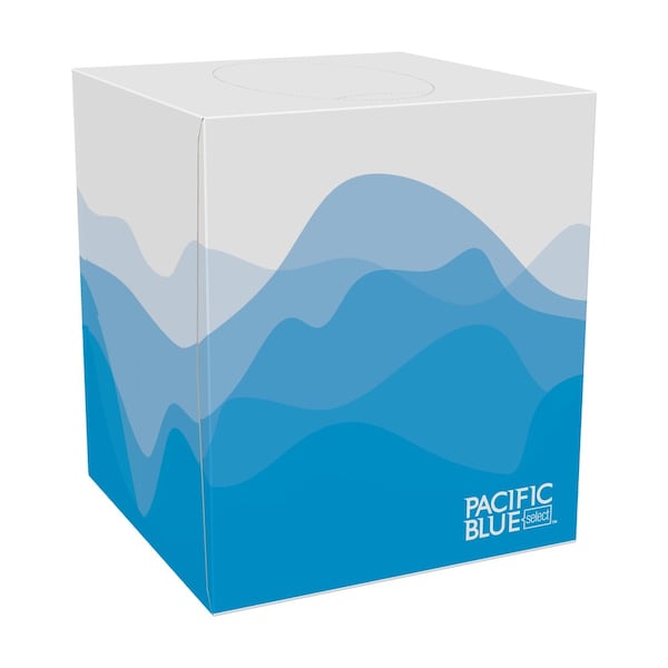 Georgia-Pacific Preference 2 Ply Facial Tissue, 100 Sheets, 36 PK - 46200