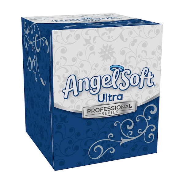 Georgia-Pacific Angel Soft Ultra Professional Series 2 Ply Facial Tissue, 96 Sheets, 10 PK - 4636014
