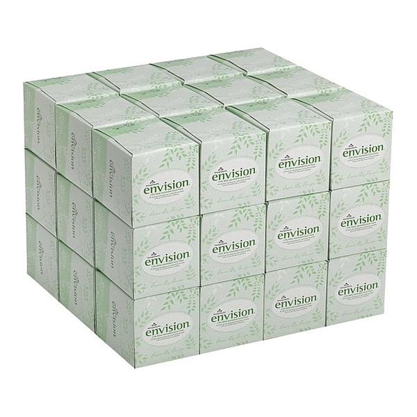 Georgia-Pacific Envision 2 Ply Facial Tissue, 85 Sheets, 36 PK - 47510