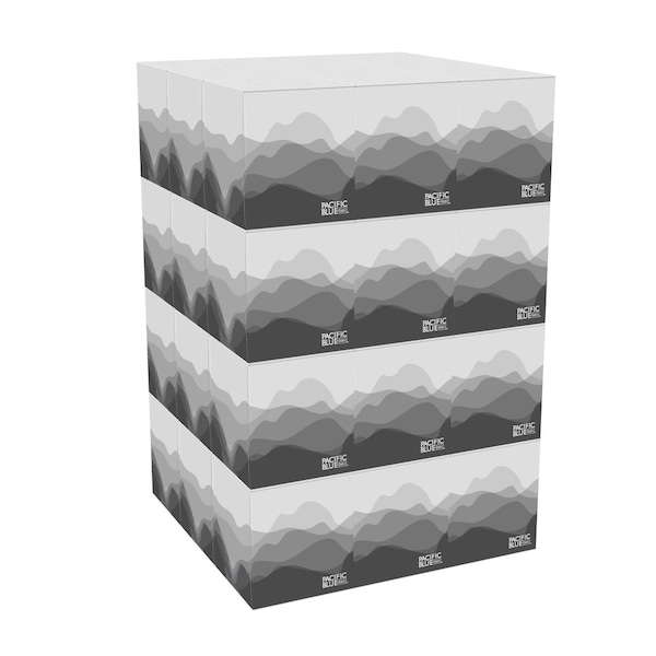 Georgia-Pacific Envision 2 Ply Facial Tissue, 85 Sheets, 36 PK - 47510