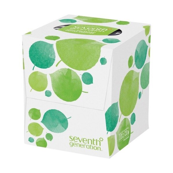 Seventh Generation FACIAL TISSUE, RECYCLED, 2-PLY, 8 W - SEV13719