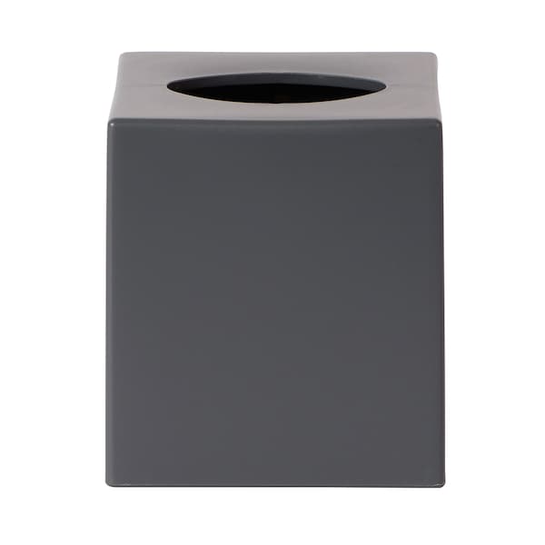 Hapco-Elmar Certified Green Eco Contour Boutique Tissue Box, Graphite, PK 12 - EC106GRPH