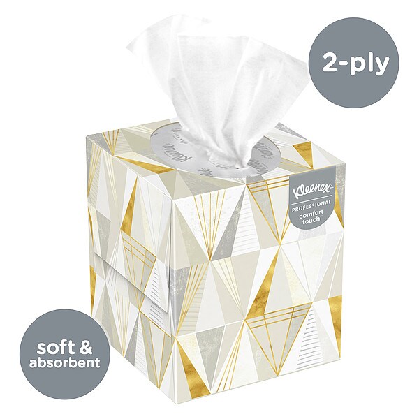 Kimberly-Clark Professional Boutique, 2 Ply Facial Tissue, 12 Boxes, 95 Sheets per Box - 21200