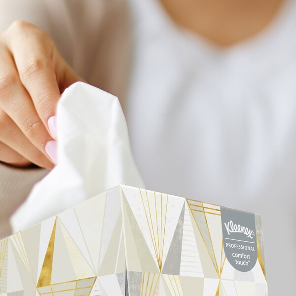 Kimberly-Clark Professional Boutique, 2 Ply Facial Tissue, 12 Boxes, 95 Sheets per Box - 21200