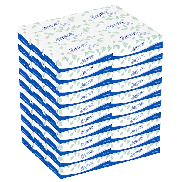 Kimberly-Clark Professional 2 Ply Facial Tissue, 125 Sheets, 60 PK - 21390
