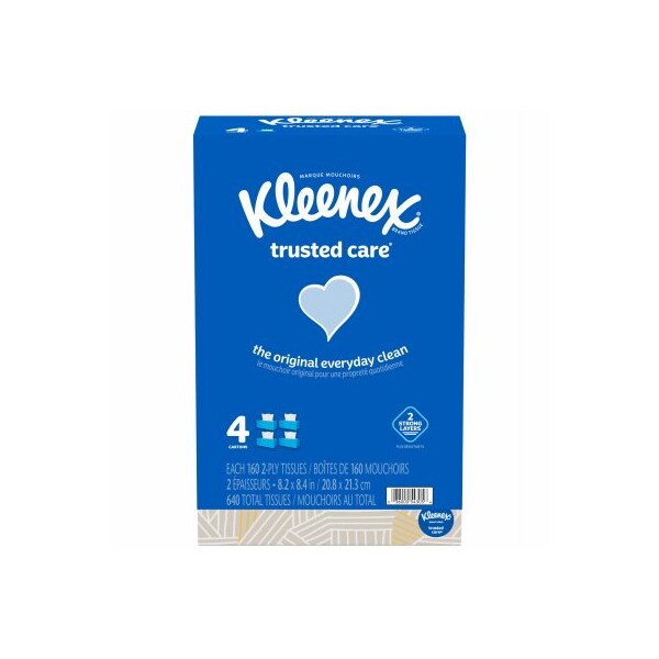 Kimberly-Clark Professional 4PK 2Ply Facial Tissues - 54305