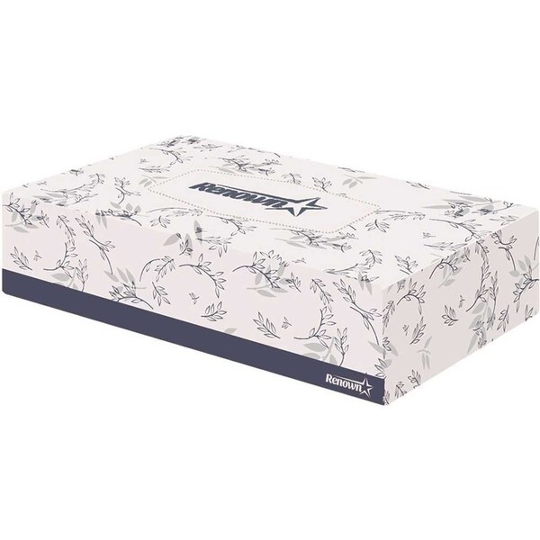 Renown 2-Ply Flat Box Facial Tissue, 30PK - REN12507WB