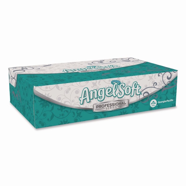 Georgia-Pacific Premium Facial Tissue, 2-Ply, White, Flat Box, 100 Sheets - 48580