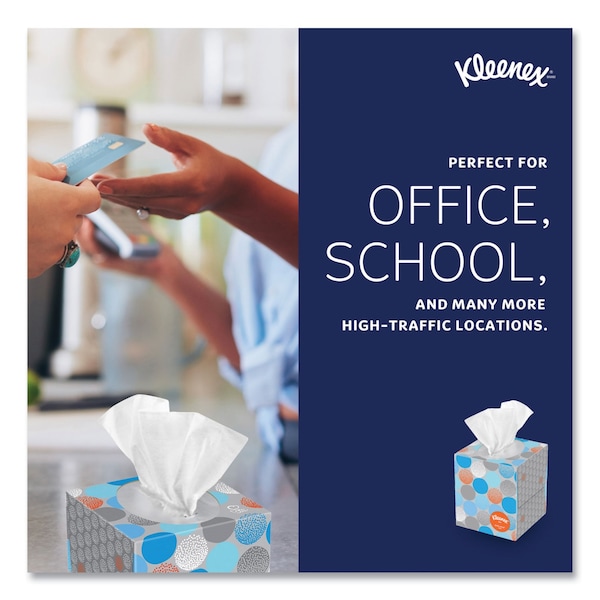 Kleenex 3 Ply Facial Tissue, 60 Sheets - 21286
