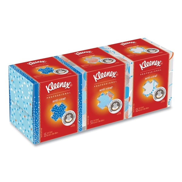 Kleenex 3 Ply Facial Tissue, 60 Sheets - 21286