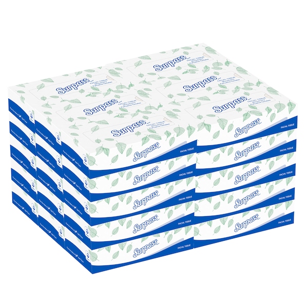Kimberly-Clark Professional 2 Ply Facial Tissue, 100 Sheets, 30 PK - 21340