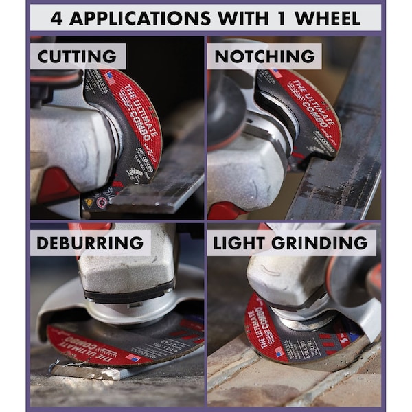 Rueda de corte United Abrasives/Sait T276x095x78A60SPK25 - 22326
