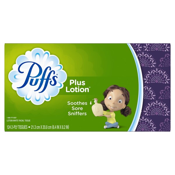 Puffs Puffs 124 ct Facial Tissue - 037000393467