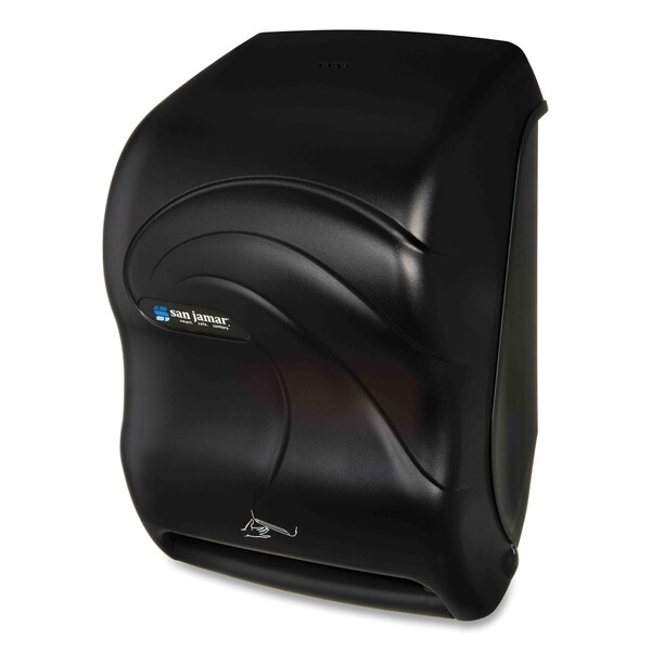 San Jamar Smart System w/iQ Sensor Towel Dispenser, 11.75x9.25x16.5, Black Pearl - SAN T1490TBK