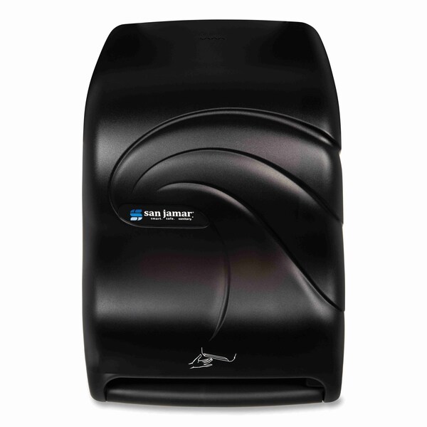 San Jamar Smart System w/iQ Sensor Towel Dispenser, 11.75x9.25x16.5, Black Pearl - SAN T1490TBK