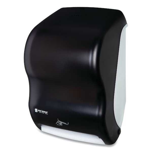 San Jamar Smart System w/iQ Sensor Towel Dispenser, 11.75x9x15.5, Black Pearl - SAN T1400TBK