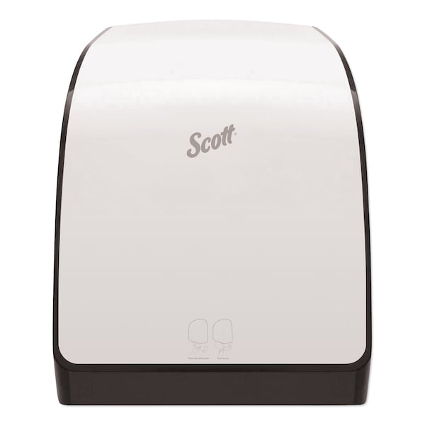 Scott Pro Electronic Hard Roll Towel Dispenser, 12.66 x 9.18 x 16.44, White - KCC 34349