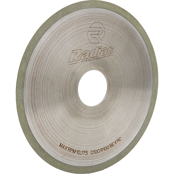 Herramienta de corte superabrasiva de diamante para sala de herramientas 6x.035x1-1/4 D100, 1A1R - 34403715