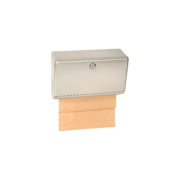 Bobrick Bobrick ClassicSeries Horizontal Folded Paper Towel Dispenser W/Tumbler Lock, Stainless - 26212