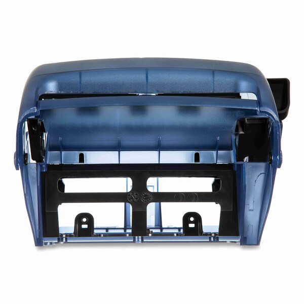 San Jamar Lever Roll Towel Dispenser, Oceans, Arctic Blue, 16 3/4 x 10 x 12 - SAN T1190TBL