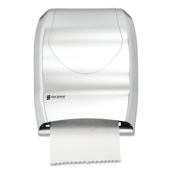 San Jamar Tear-N-Dry Touchless Roll Towel Dispenser, SS, Material: Plastic - T1370SS