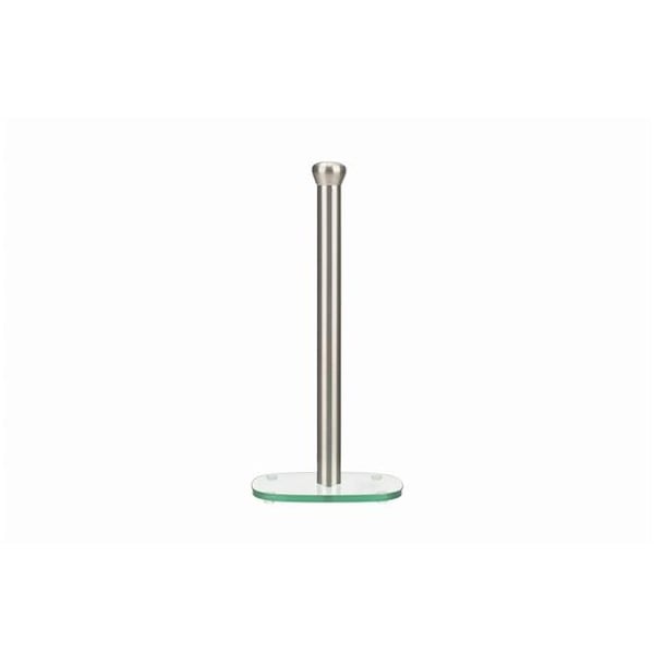 Jiallo Jiallo WE-PH113 55 in. Freestanding Paper Towel Holder with Faux Crystal Top; Satin Nickel - WE-PH113