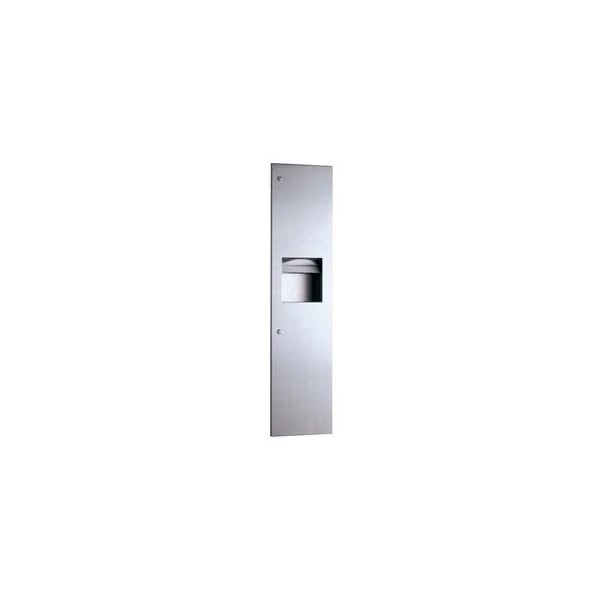 Bobrick Bobrick TrimLineSeries Recessed Folded Paper Towel Dispenser/Receptacle, 3-4/5 Gal. Cap. - B38034