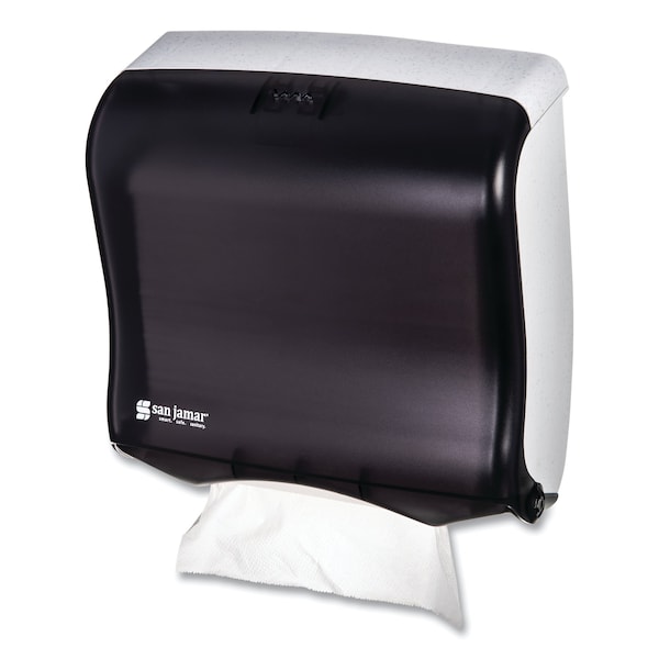 San Jamar Dispenser, C-Fold, Towel, Black Pearl - SAN T1755TBK