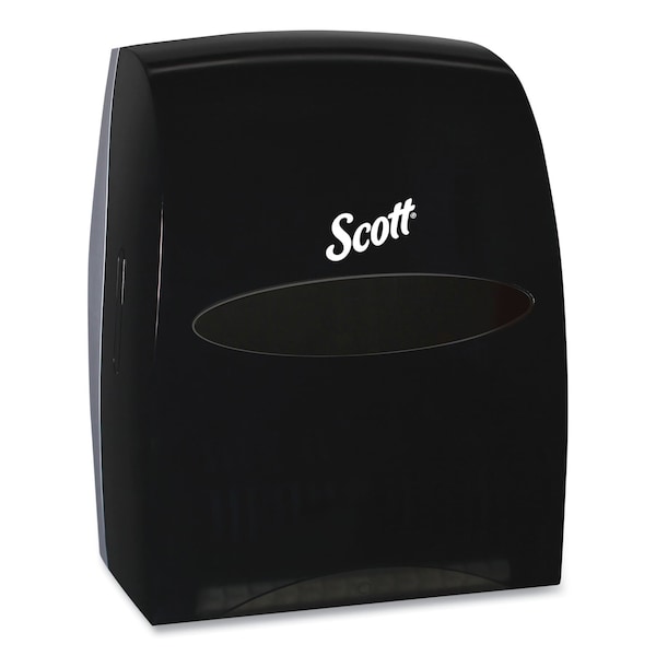Scott Essential Manual Hard Roll Towel Dispenser, 13.06 x 11 x 16.94, Black - 46253