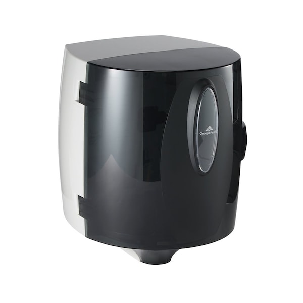 Georgia-Pacific FortGuard 12-5/8"H x 10-1/4"W, Center Pull Wipe Dispenser, Translucent Smoke - 54050