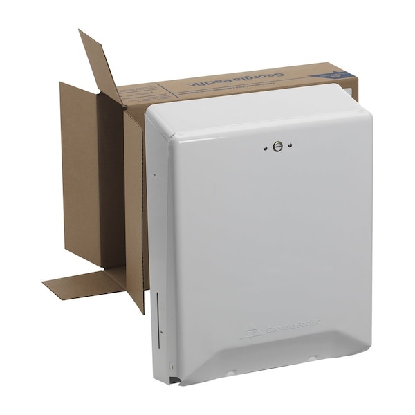 Georgia-Pacific 15"H x 11-1/4"W, Multifold Dispenser, White - 56601