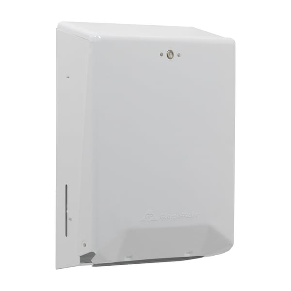 Georgia-Pacific 15"H x 11-1/4"W, Multifold Dispenser, White - 56601