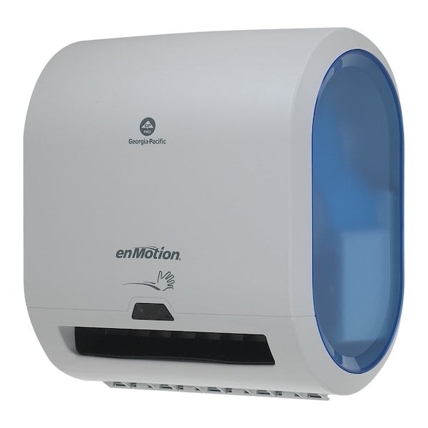 Georgia-Pacific enMotion Impulse 8â€ 1-Roll Automated Touchless Paper Towel Dispenser, Gray - 59497A