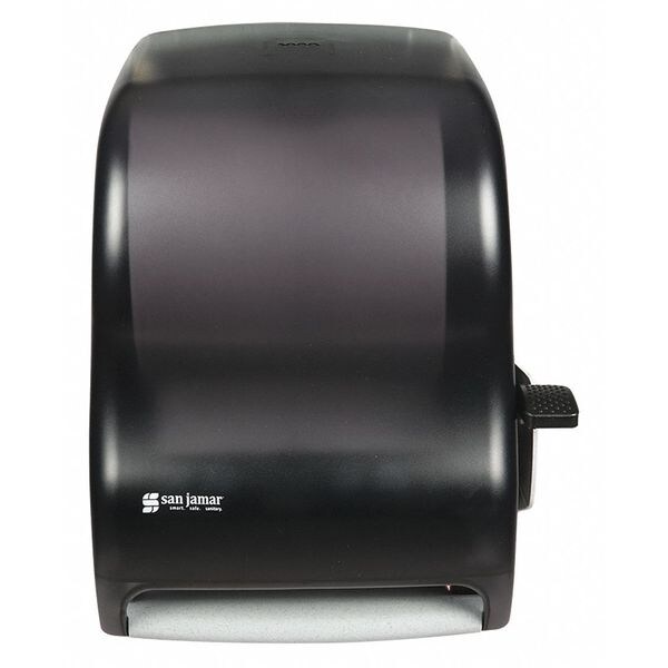 San Jamar Towel Dispenser, Lever Roll, Classic, Blk - T1100TBK