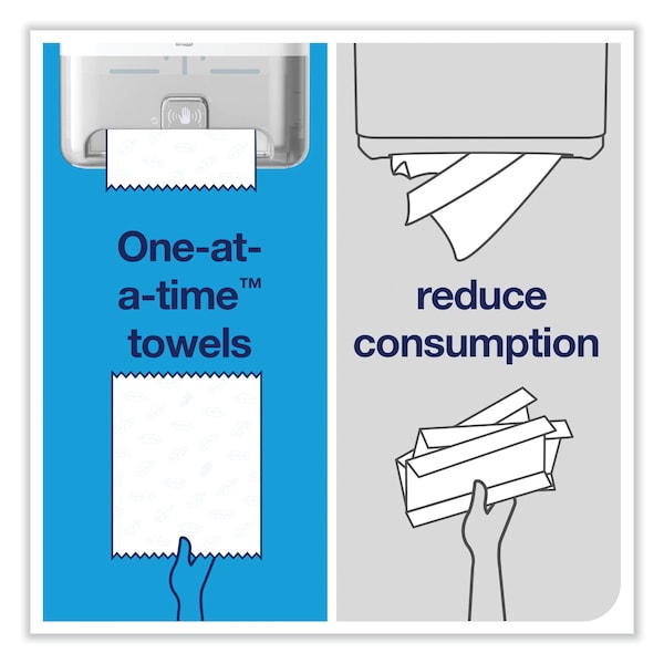 Tork Elevation Matic Hand Towel Roll Dispenser with Sensor, 13 x 8 x 14.5, White - 5511202