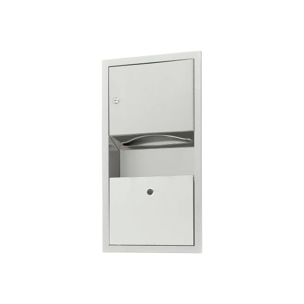 Asi Group ASI Traditional Recessed Folded Paper Towel Dispenser/Receptacle - 0462-AD