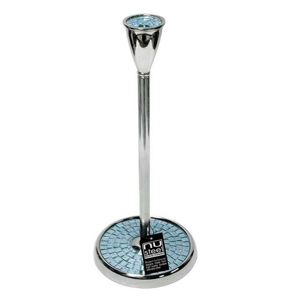 Nusteel NuSteel TG-KPTH-15A Kitchen Paper Towel Holder - Aqua Mosaic - TG-KPTH-15A