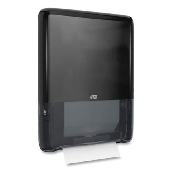 Bedding Beyond 14.44 x 3.97 x 19.3 in. PeakServe Continuous Hand Towel Dispenser, Black - BE3742879