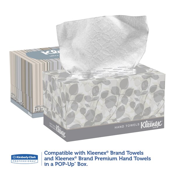 Kleenex Folded Towel Dispenser, 10.4 x 6.1 x 5.4, Stainless Steel, 2PK - KCC 09924