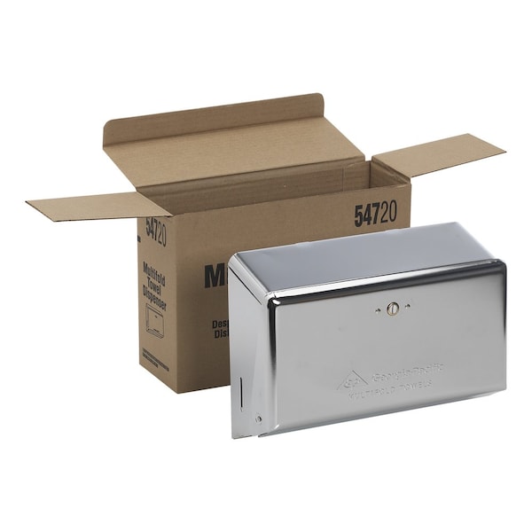 Georgia-Pacific Multifold Towel Dispenser, Chrome - 54720