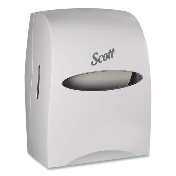 Scott Essential Manual Hard Roll Towel Dispenser, 13.06 x 11 x 16.94, White - 46254