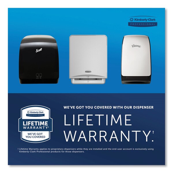 Scott Essential Manual Hard Roll Towel Dispenser, 13.06 x 11 x 16.94, White - 46254